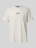 Polo Ralph Lauren Regular fit T-shirt met labelstitching Lichtgrijs