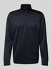 Under Armour Sweatshirt mit Troyer-Kragen Black