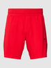 HUGO Sweatshorts met elastische band Rood