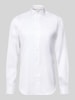 Jake*s Slim Fit Businesshemd mit extra langem Arm Weiss