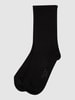 Falke Socken mit Stretch-Anteil im 2er-Pack Modell 'Happy' Black