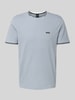 BOSS Green Regular Fit T-Shirt aus Baumwoll-Mix Modell 'TAUL' Rauchblau