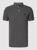 Superdry Poloshirt mit Label-Stitching Modell 'CLASSIC' Anthrazit