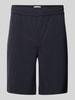 Casual Friday Regular Fit Shorts mit elastischem Bund Modell 'Samos' Marine