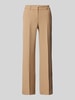 SEDUCTIVE Straight Leg Stoffhose mit Bügelfalten Modell 'LUCA' Camel