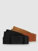URBAN CLASSICS Gürtel aus Textil im 2er-Pack Camel