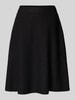 Christian Berg Woman Spódnica o długości do kolan z zakładkami Czarny