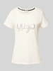 LIU JO SPORT T-Shirt mit Label-Print Offwhite