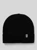 Roeckl Beanie mit Label-Detail Modell 'Pure Merino' BLACK