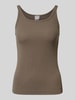 MM Tanktop in Ripp-Optik Modell 'STRENNA' Oliv