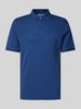 Brax Regular fit poloshirt met labelprint, model 'Pete' Blauw