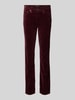 Lauren Ralph Lauren Straight leg corduroy broek in 5-pocketmodel Bordeaux