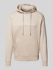 Jack & Jones Hoodie met labelprint Offwhite