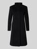 ICONS Cinzia Rocca Mantel mit Kaschmir-Anteil Black