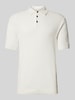 Jack & Jones Premium Regular Fit Poloshirt mit Strukturmuster Modell 'COOPER' Weiss