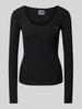 Guess Activewear Longsleeve mit Label-Detail Modell 'COLETTE' Black