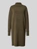 Soyaconcept Knielanges Strickkleid mit Rollkragen Modell 'BANU' Khaki