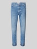 Angels Slim fit jeans met verkort model, model 'ORNELLA' Lichtblauw