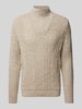 Dale of Norway Wollpullover mit Troyer-Kragen Sand