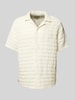 Only & Sons Freizeithemd mit Knopfleiste Modell 'BRADDOCK' Offwhite