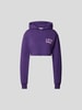 Livincool Hoodie im cropped Design Purple