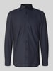 OLYMP Level 5 Body fit zakelijk overhemd van katoenmix Marineblauw
