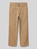 Jack & Jones Regular fit broek met riemlussen, model 'ALEX' Camel