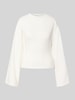 ONLY Regular Fit Langarmshirt aus Baumwoll-Mix Modell 'ESTRID' Black