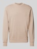 Calvin Klein Jeans Sweatshirt mit Rundhalsausschnitt Taupe