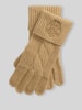 Lauren Ralph Lauren Handschuhe aus Wolle mit Logo-Prägung Camel