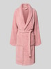 Christian Berg Woman Bademantel mit Bindegürtel und aufgesetzten Taschen Altrosa
