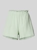 Vero Moda High Waist Shorts mit Strukturmuster Modell 'NATALI' Schilf