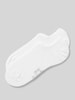 Christian Berg Woman Kousenvoetjes met elastische band in een set van 2 paar Wit