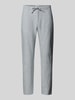 Brax Leinenhose mit Tunnelzug Modell 'FABIO JOK' Silber