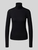 Polo Ralph Lauren Longsleeve aus Lyocell-Mix in Strick-Optik BLACK