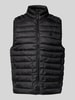 Jack & Jones Gewatteerde bodywarmer met ritszakken Zwart