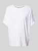 Brax T-shirt met gebloemd motief Wit