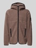 Didriksons Sherpa jacket met ritszakken, model 'BROR' Zand