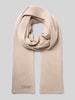 CK Calvin Klein Schal mit Kaschmir-Anteil und Label-Patch Beige Melange