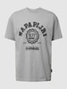 Napapijri T-shirt met motiefprint, model 'QUITO' Middengrijs