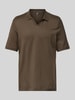 Cinque Regular Fit Poloshirt mit V-Ausschnitt Modell 'Bolo' Oliv