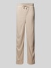 Only & Sons Loose fit stoffen broek met plissévouwen, model SINUS Offwhite