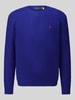 Polo Ralph Lauren Regular fit pullover van mix van wol en kasjmier Blauw