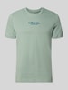 s.Oliver RED LABEL regular fit T-shirt van puur katoen Lindegroen