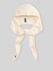 Polo Ralph Lauren Mütze aus Wolle Kaschmir mit Kapuze Offwhite