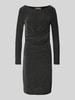 Christian Berg Woman Selection Knielanges Kleid mit Glitter-Effekt Silber