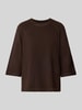 Soyaconcept Loose-Fit Pullover mit 3/4-Arm Dunkelbraun