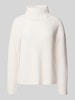 MOS MOSH Gebreide pullover met turtleneck, model 'Thyra' Ecru