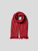 Rick Owens Schal mit Fransen Rot
