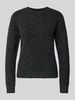 Vero Moda Regular fit gebreide pullover met raglanmouwen, model 'DOFFY' Zwart